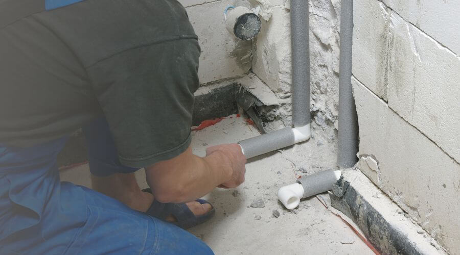 Local sewer line repair in Anaktuvuk Pass, AK